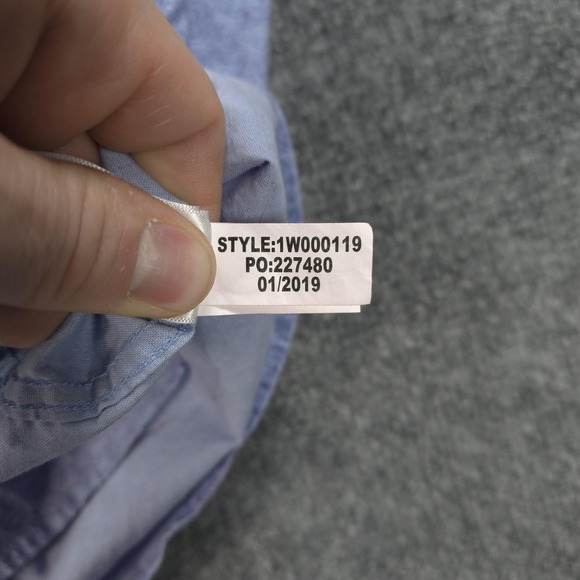 Vineyard Vines Shirt Mens Large Blue Slim Fit Murray Beach Preppy Sailboat Print - Picture 6 of 10